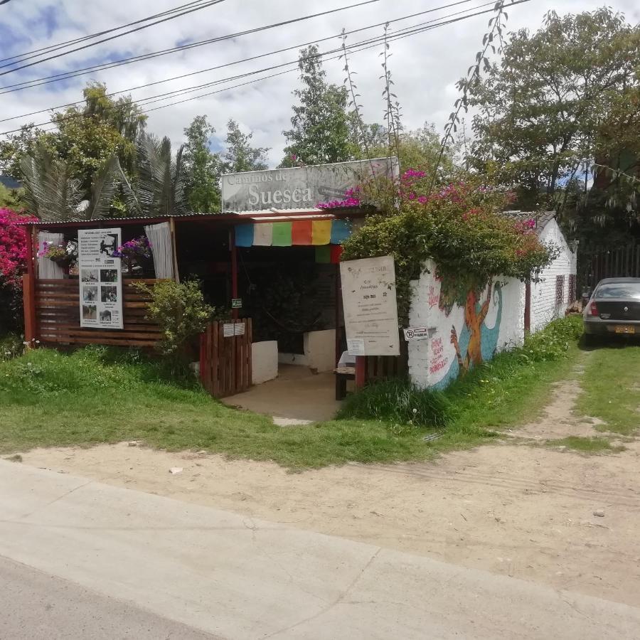 Hostal Caminos De Suesca Otel Dış mekan fotoğraf