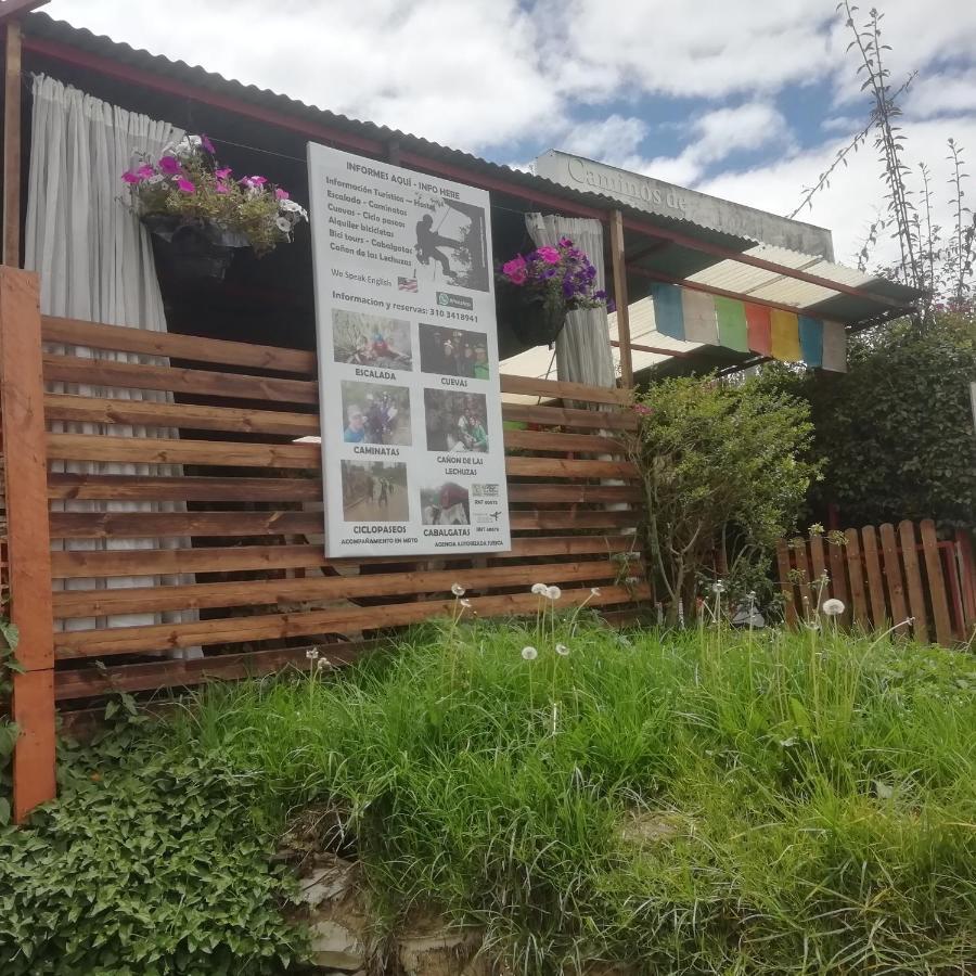 Hostal Caminos De Suesca Otel Dış mekan fotoğraf